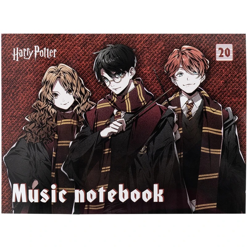 Notebook for music A5/20 sheets "Kite" /HP25-405/ Harry Potter (1/10)