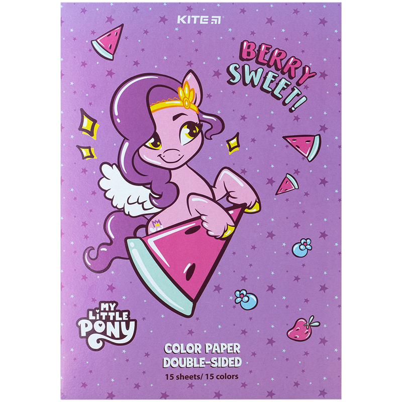 Colored paper "Kite" /LP24-250/ double-sided A4/(15 sheets/15 rolls) My Little Pony (1/50)