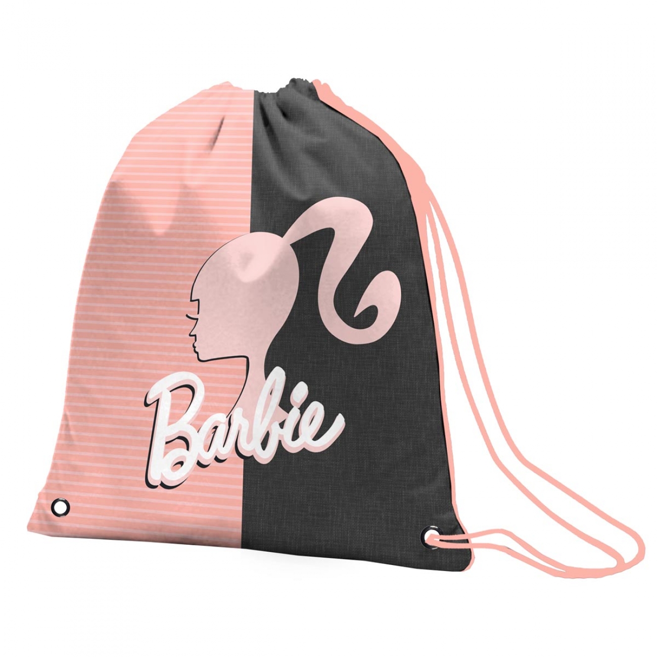 Shoe bag "YES" /558563/ SB-10 "Barbie", gray/pink (1/50)