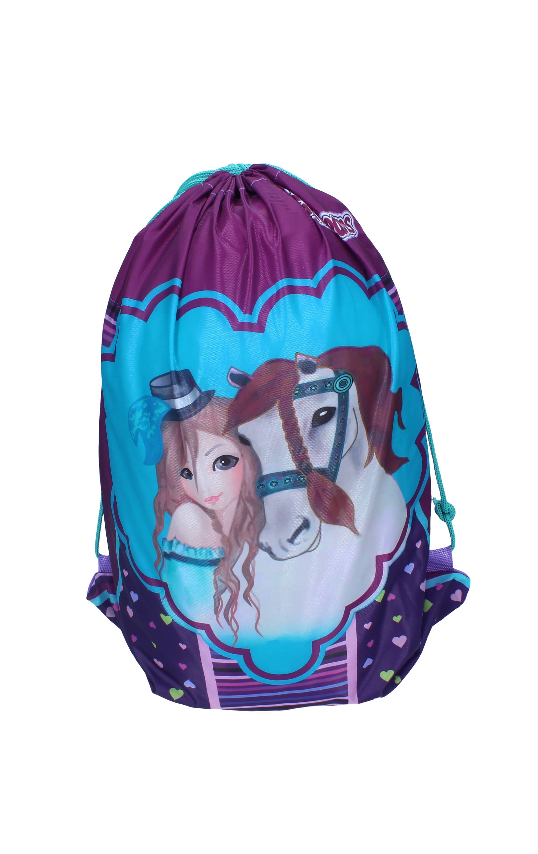 Сумка для взуття "CLASS" /97105/ "Girl & Horse" 46*33см  (1/50)