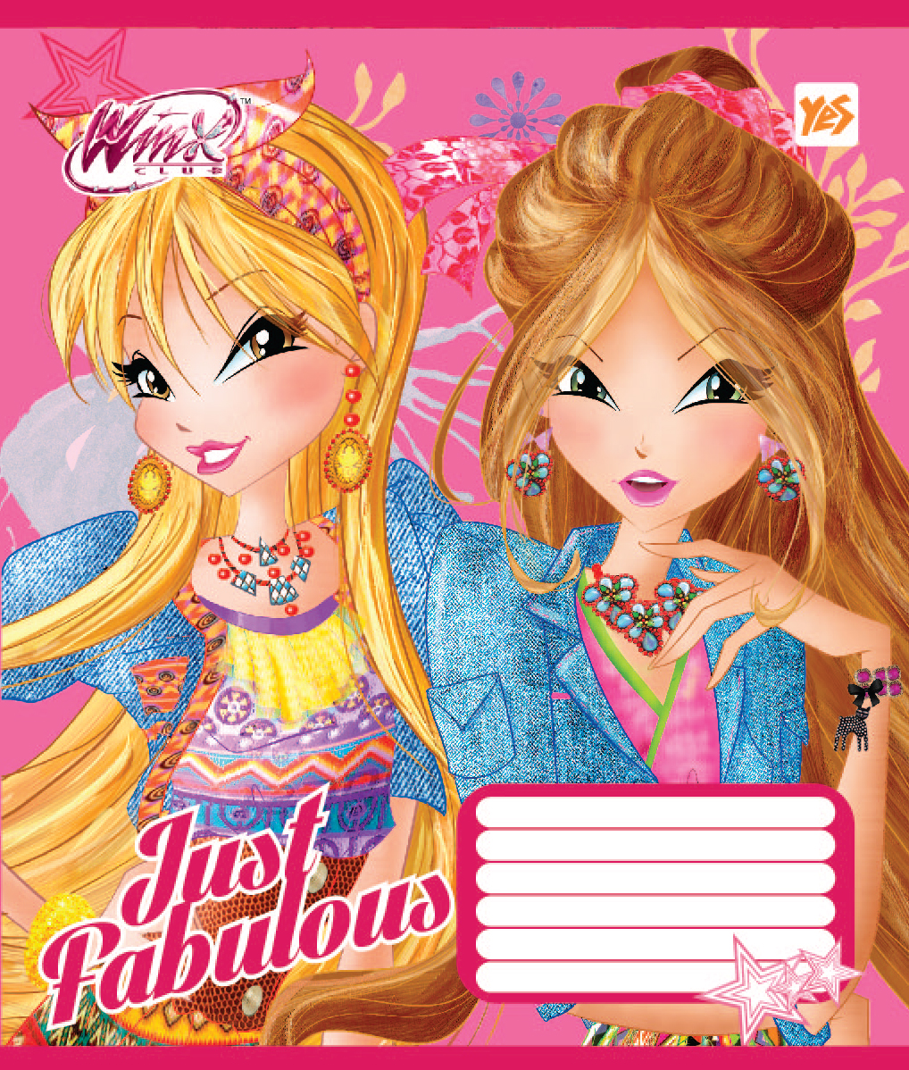 Student's notebook "YES" 12 sheets == /762950/ "Winx 2018" (25/500)