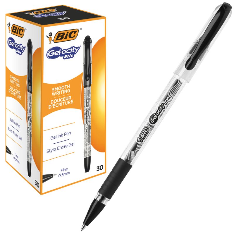 Gel pen "BIC" Gel-Ocity Stic /bcCEL1010266/ black (30/720)