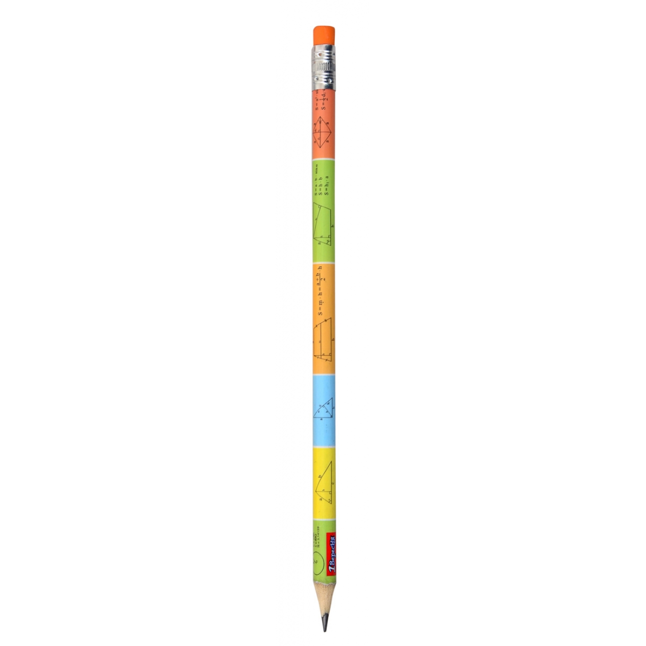 Pencil pr."1B"/280547/ "Planimetry" HB made of rubber. 36 pieces/tube (sharpened) (36/360/2160)