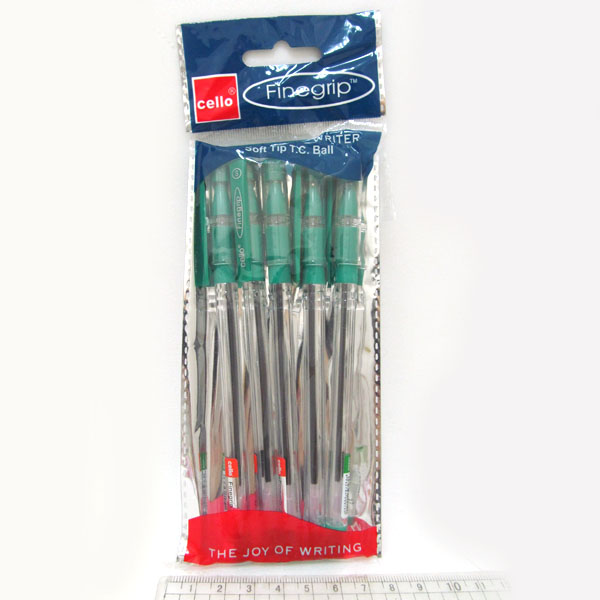 Ballpoint/oil pen CELLO "Finegrip" /388_GR/ #388 green (5/250)