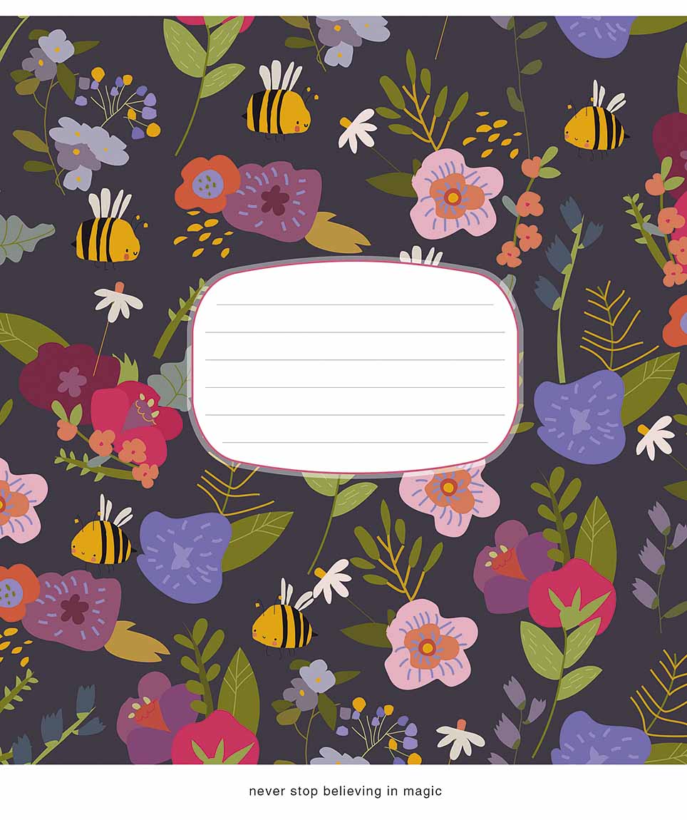 Student's notebook "Schoolboy" 12 sheets == /3101L/ "Bright life" select UV varnish (girl) (30/300)