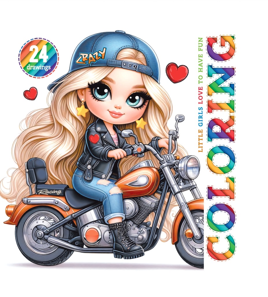 Coloring page 140*140mm/24 sheets. "ASH" integrated coating, mat.lam 150g/m2 dis. 24256 (10)