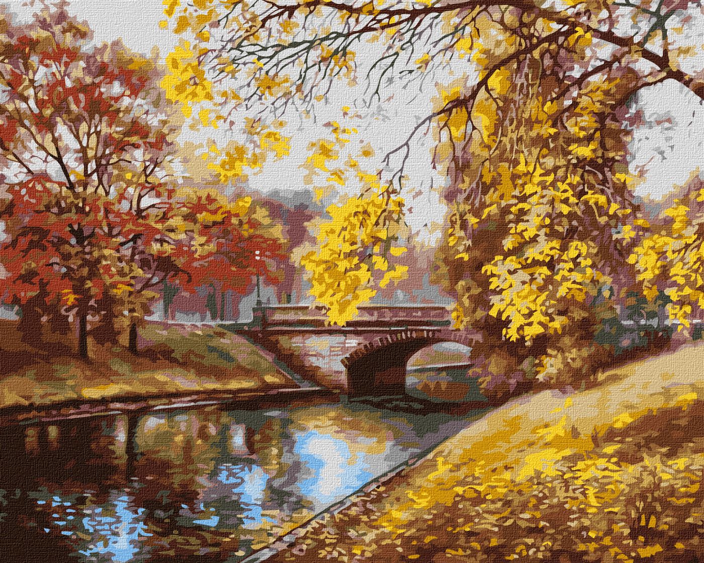 Painting by numbers "Ideyka" /KHO2879/ "Autumn landscape" 40*50 cm