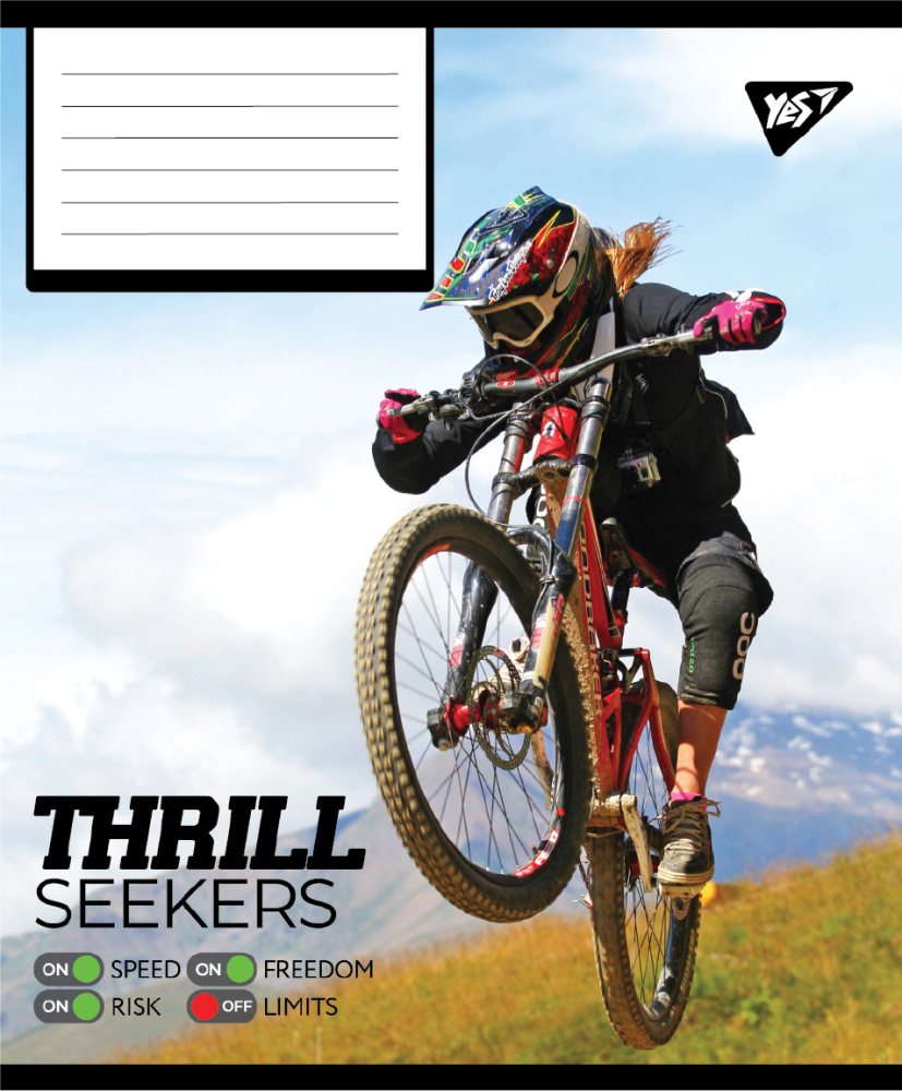 Зошит уч. "YES" 96арк.# /767790/ "Thrill Seekers" (5/120)