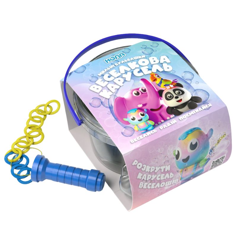 Soap bubbles "Nola" /338/ rainbow carousel - just add water, 400 ml (1/18)