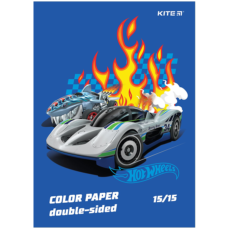 Colored paper "Kite" /HW24-250/ double-sided A4/(15 sheets/15 rolls) Hot Wheels (1/50)