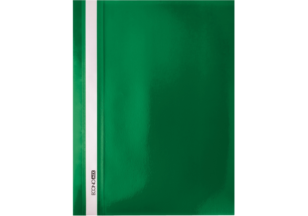 Speed ​​stapler pl. B/PERF. "Economix" /E31509-04/ A4 green, texture orange, 120/160 μm (10)