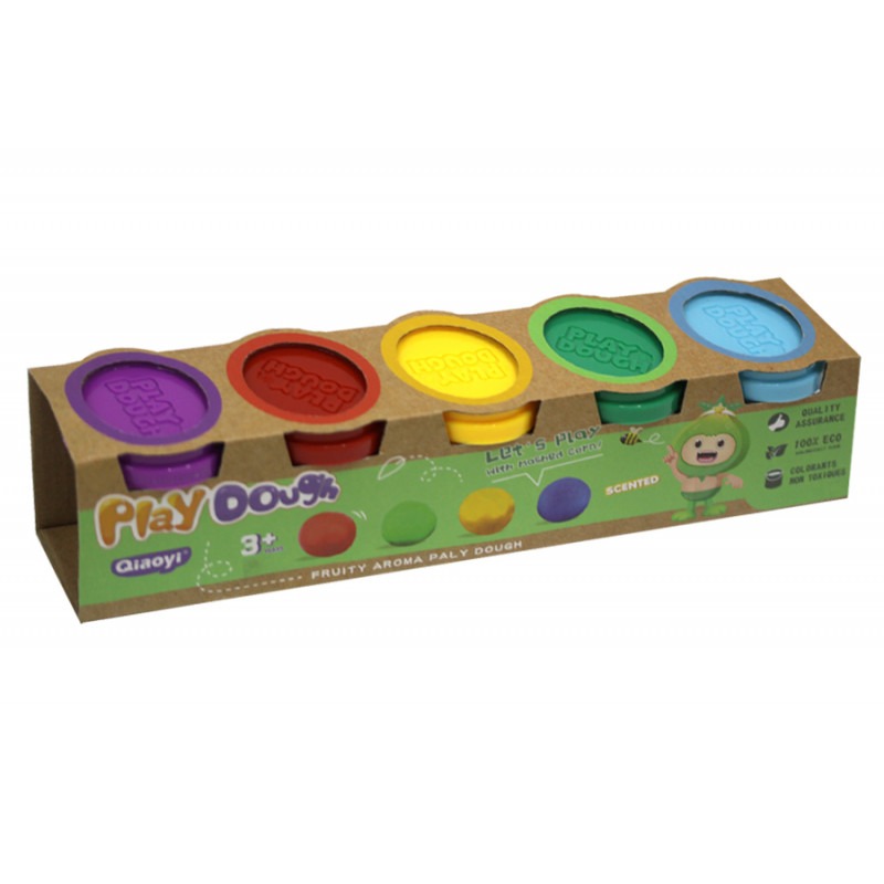 Тісто для ліплення "JO" /8730/ "Play Dough" 5кол., 430гр (1/18/36)