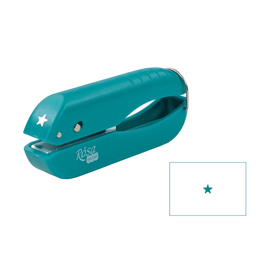 Shaped hole punch "ROSA Talent" /398/ "Star" 0.64 cm