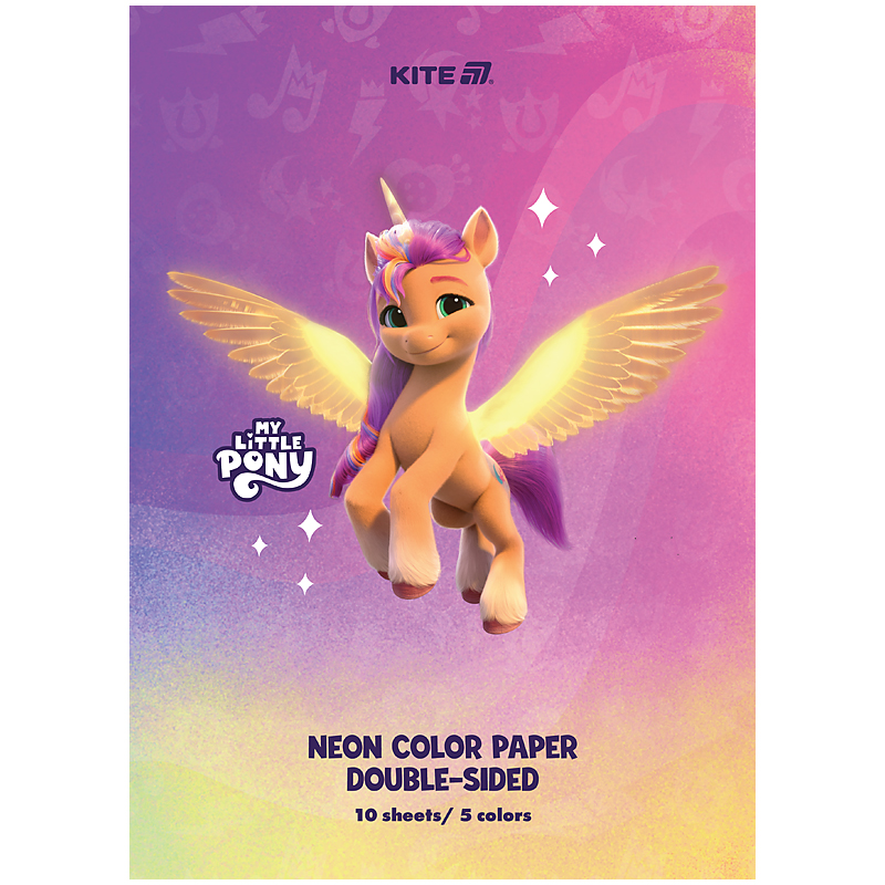 Colored paper "Kite" /LP24-252/ neon A4/(10 sheets/5 rolls) My Little Pony (1/50)
