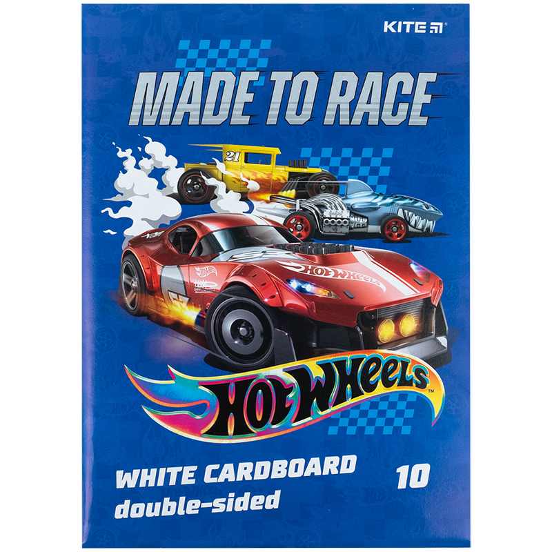 White cardboard A4/10 sheets. "Kite" /HW24-254/ two-sided, Hot Wheels (1/50)