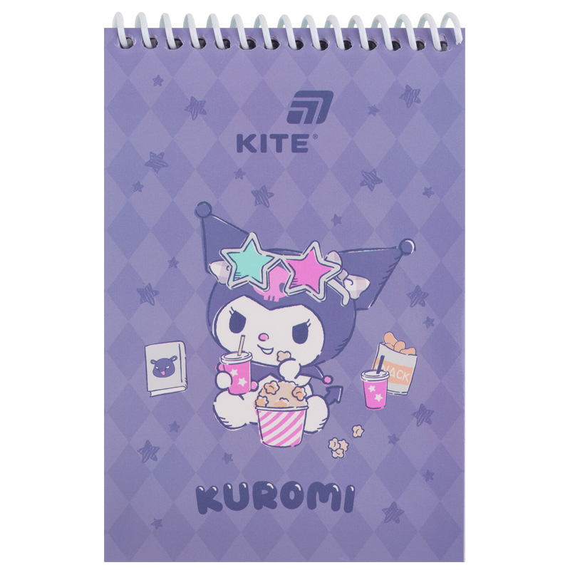 Sketchbook A6/48 sheets. "Kite" /HK26-196-2/ layer. spiral Kuromi (1/20)