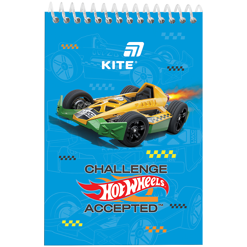 Sketchbook A6/48 sheets. "Kite" /HW26-196/ layer. spiral Hot Wheels (1/20)