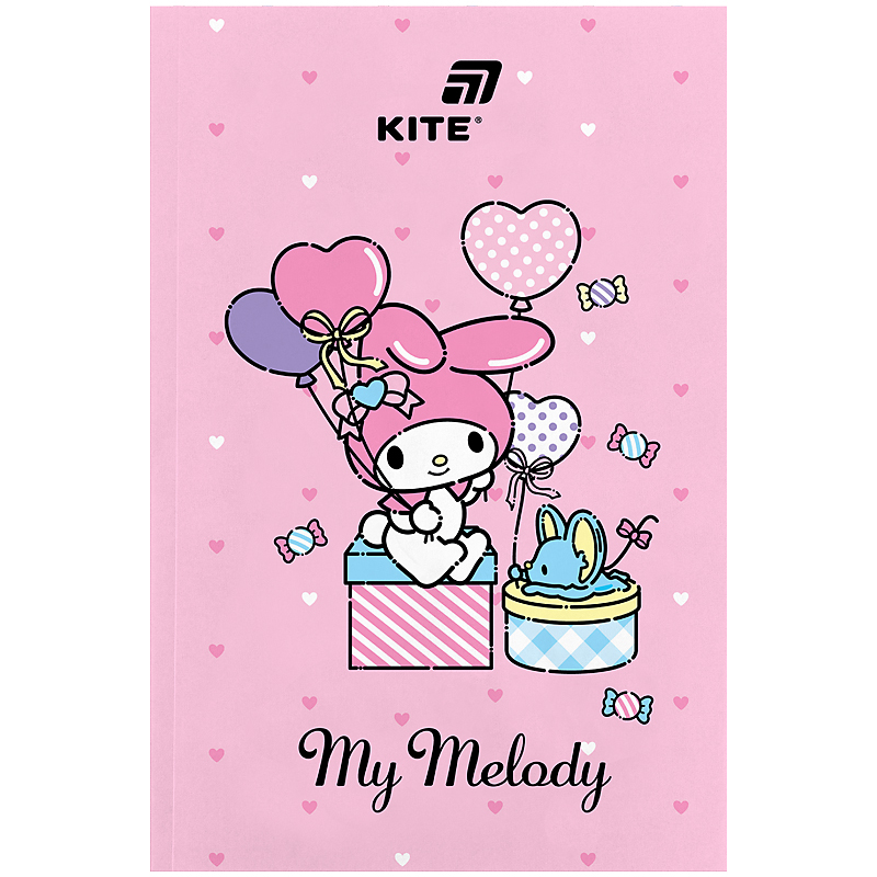 Sketchbook A5/64 sheets. "Kite" /HK26-193/ thermal binder My Melody (1/10)