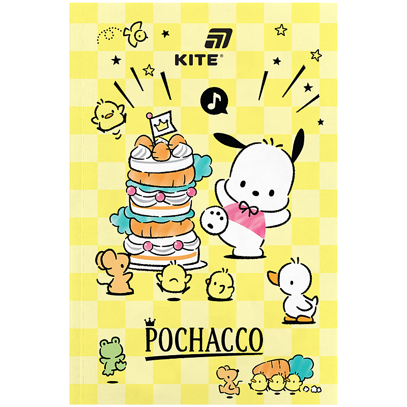 Sketchbook A5/64 sheets. "Kite" /PC26-193/ thermal binder Pochacco (1/10)