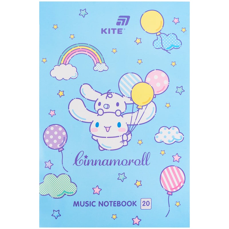 Notebook for music A4/20 sheets "Kite" /CR26-404/ Cinnamoroll (1/10)
