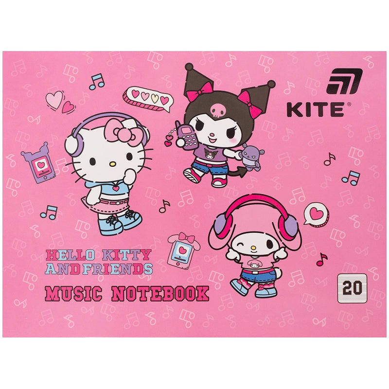 Notebook for notes A5/20 sheets "Kite" /HK26-405/ Hello Kitty MIX (1/10)
