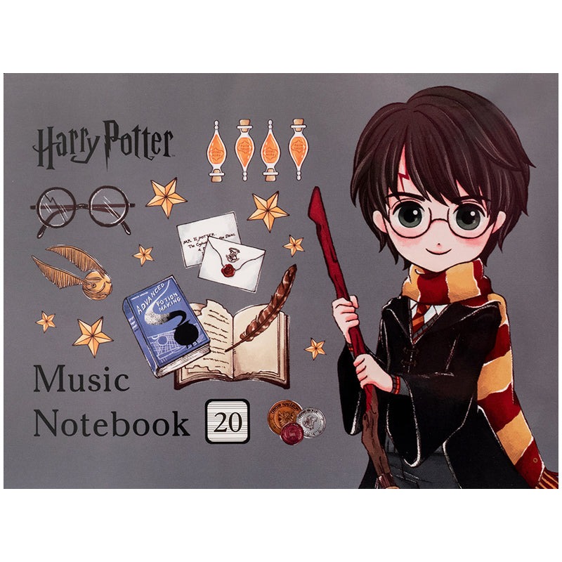 Notebook for music A5/20 sheets "Kite" /HP26-405/ Harry Potter (1/10)
