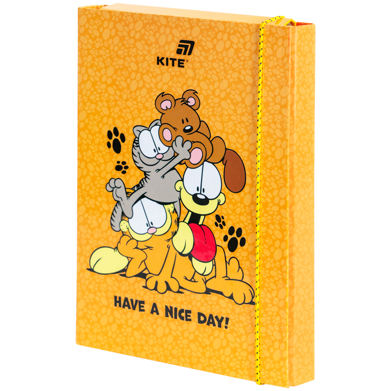 Folder for notebooks "Kite" /GF26-210/ B5 on rubber Garfield Retro/Classic cardboard (1/10)