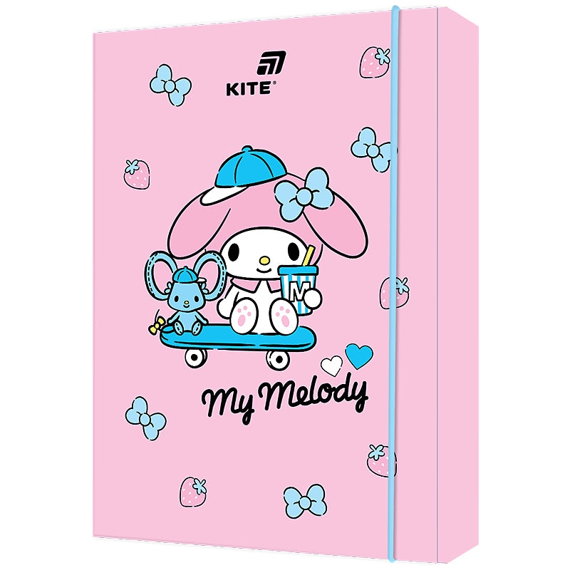 Folder for notebooks "Kite" /HK26-210-2/ B5 on rubber My Melody cardboard (1/10)