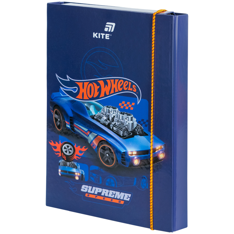 Folder for notebooks "Kite" /HW26-210/ B5 on elastic cardboard Hot Wheels (1/10)