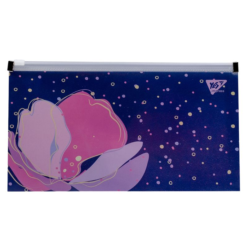 Envelope folder with runner 14x26 cm "YES" /491779/ Check/Travel "Viola" (1/12/180/360)