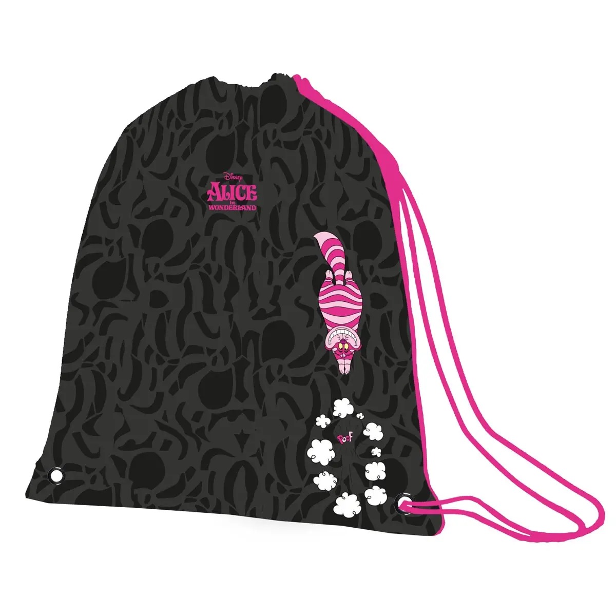 Shoe bag "YES" /558240/ SB-10 "Alice in Wonderland", black (1/50)
