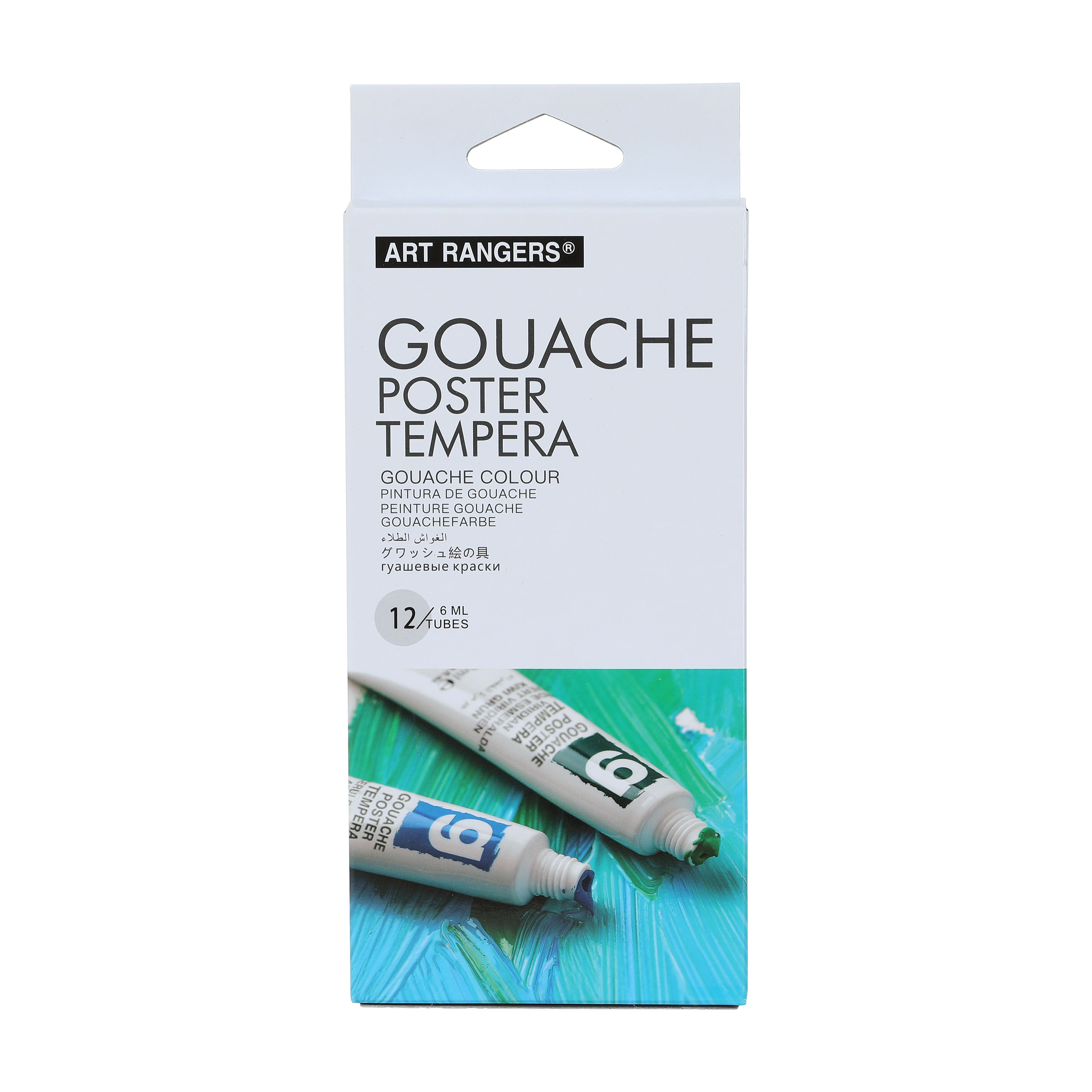 Gouache paints "Art rangers" /PG31.12006A/ 12 colors*6ml, plastic tube (1/12/96)