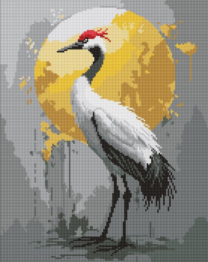 Diamond mosaic "Ideyka" /AMO8281/ "Golden exotic" 40*50cm