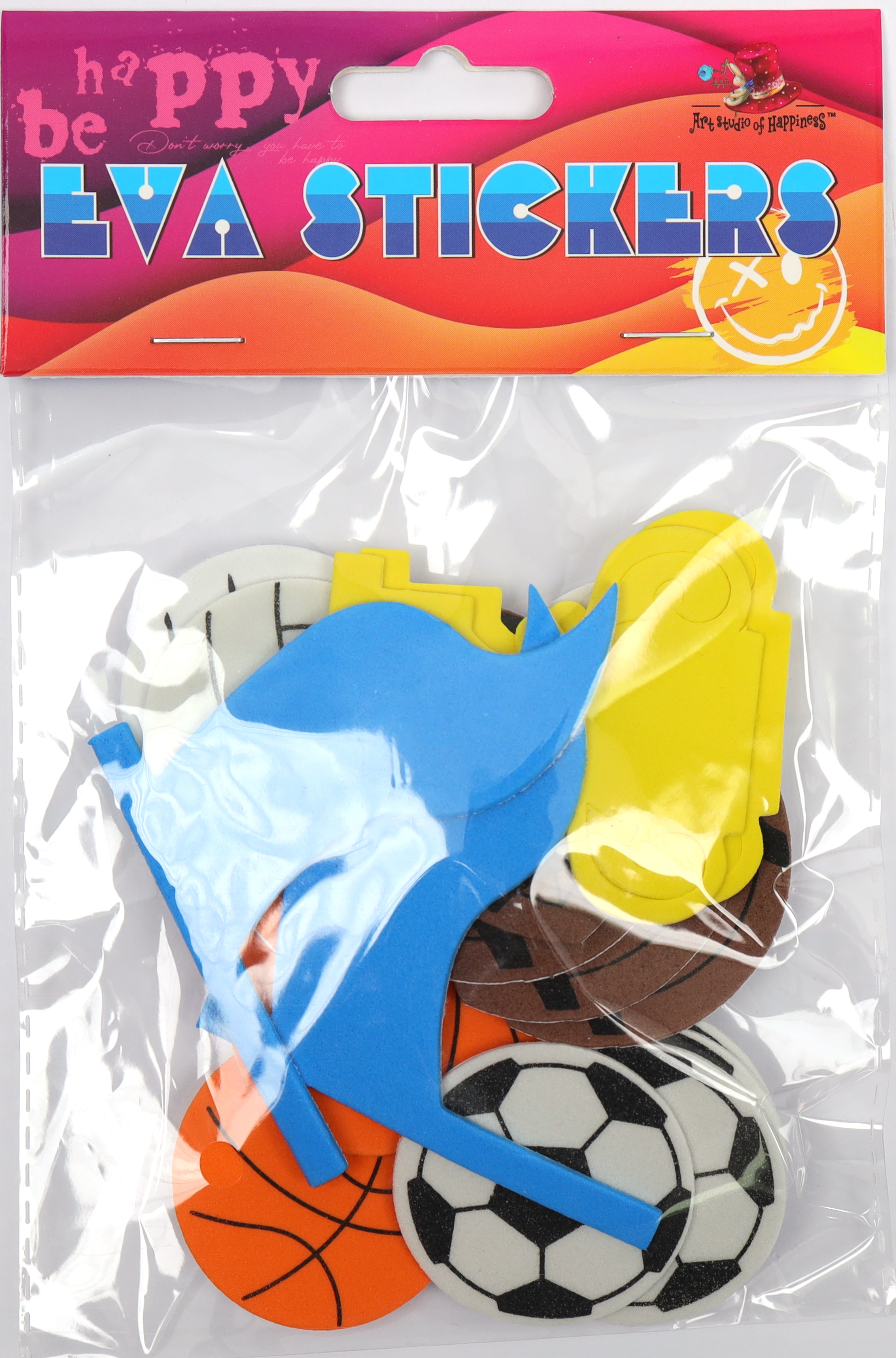 Blank foamiran "ASH" /235032/ adhesive base 20 pcs. Sports (1/300)