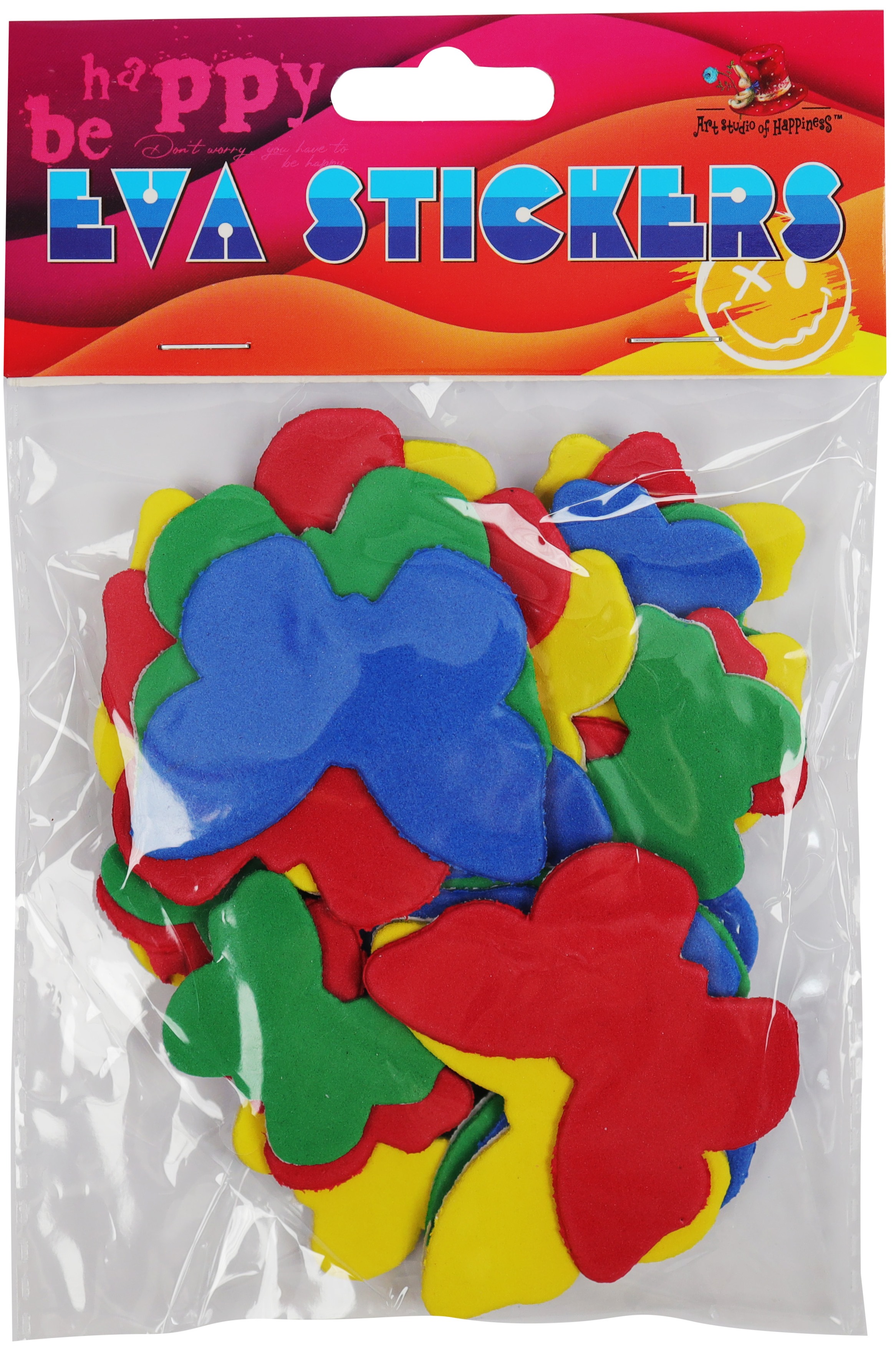 Foamiran blank "ASH" /235014/ adhesive base 28 pcs. Butterflies (1/300)