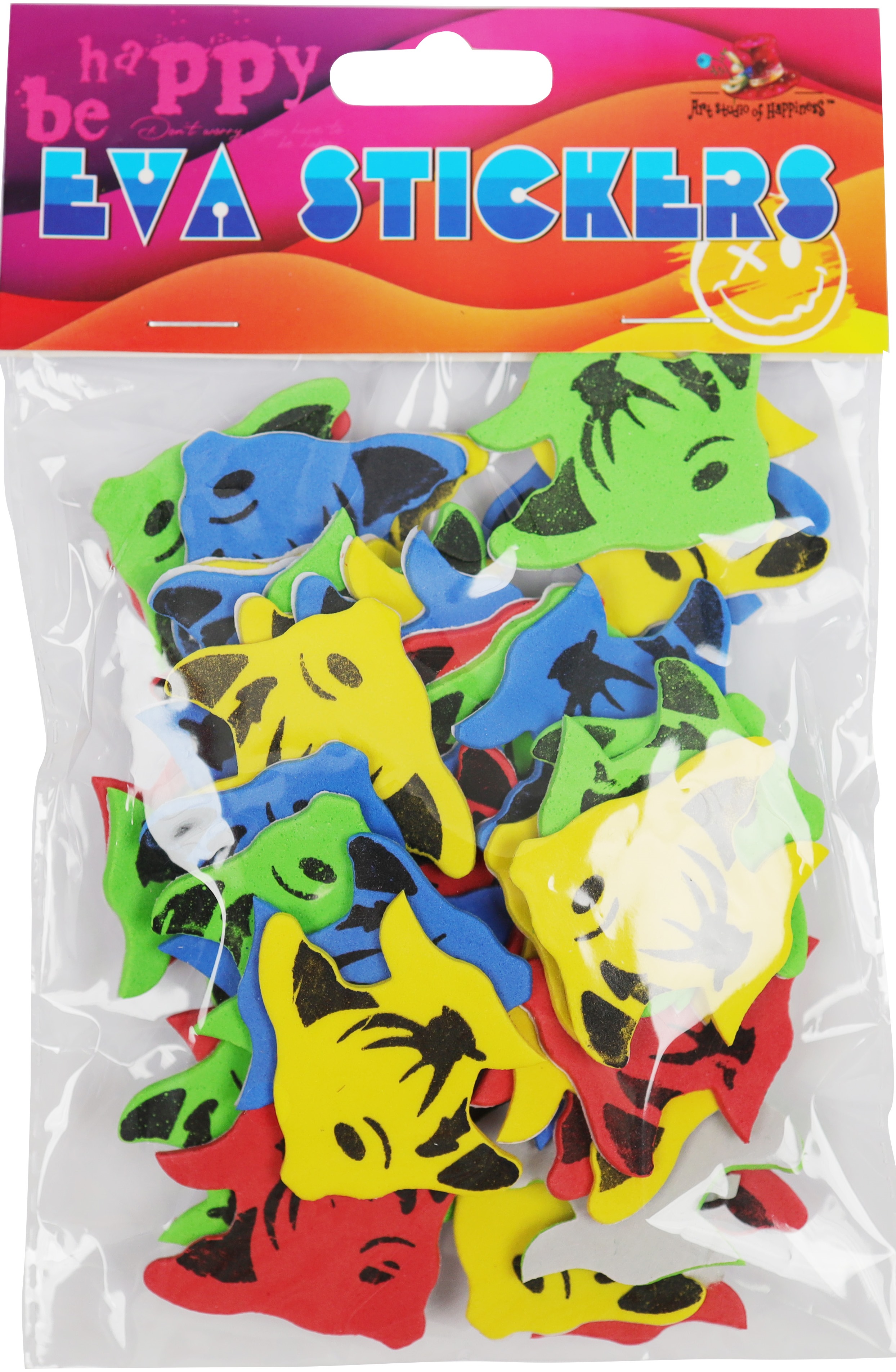 Foamiran blank "ASH" /235040/ adhesive base 40 pcs. Fish (1/300)