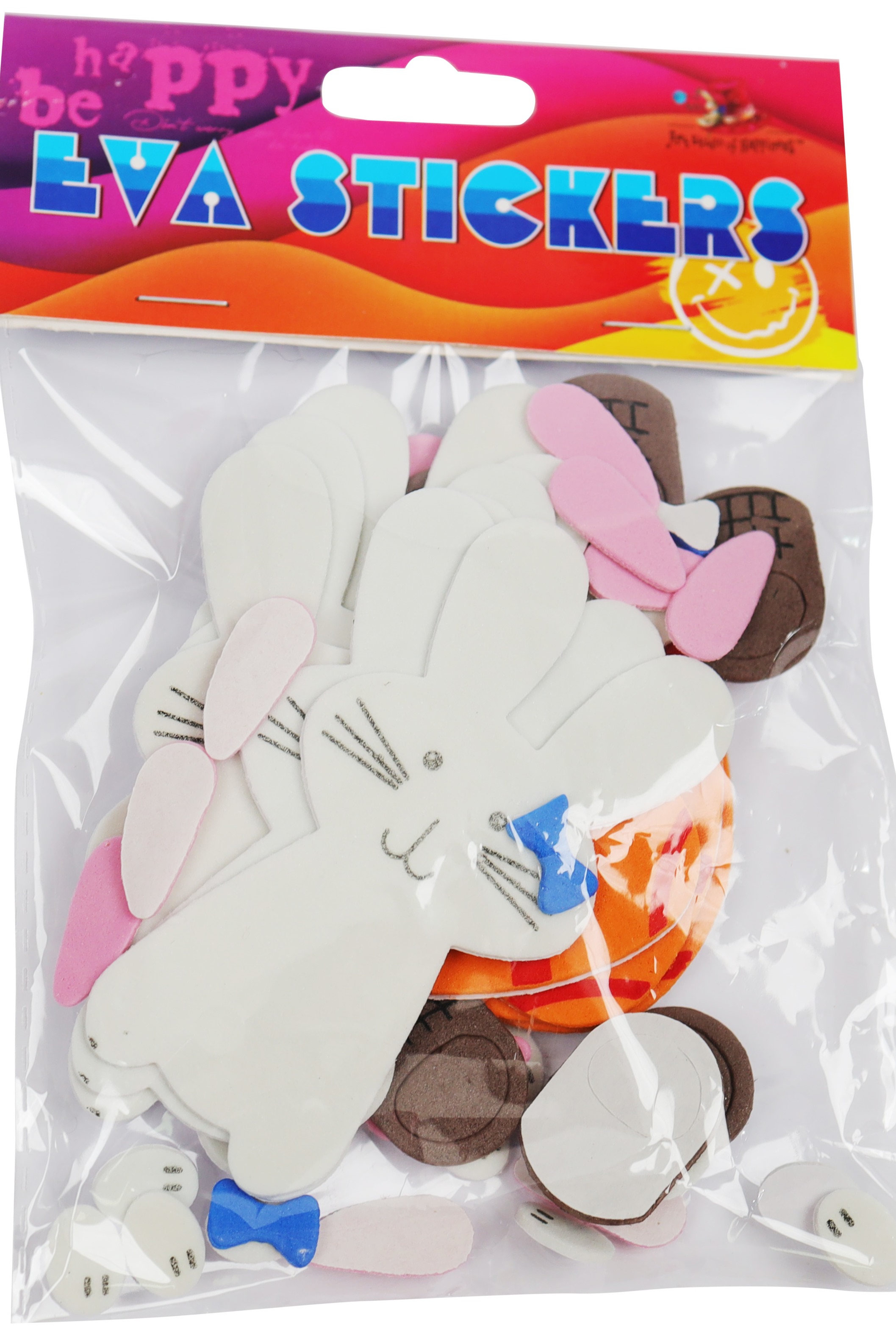 Foamiran blank "ASH" /235044/ adhesive base 48 pcs. Bunny (1/300)
