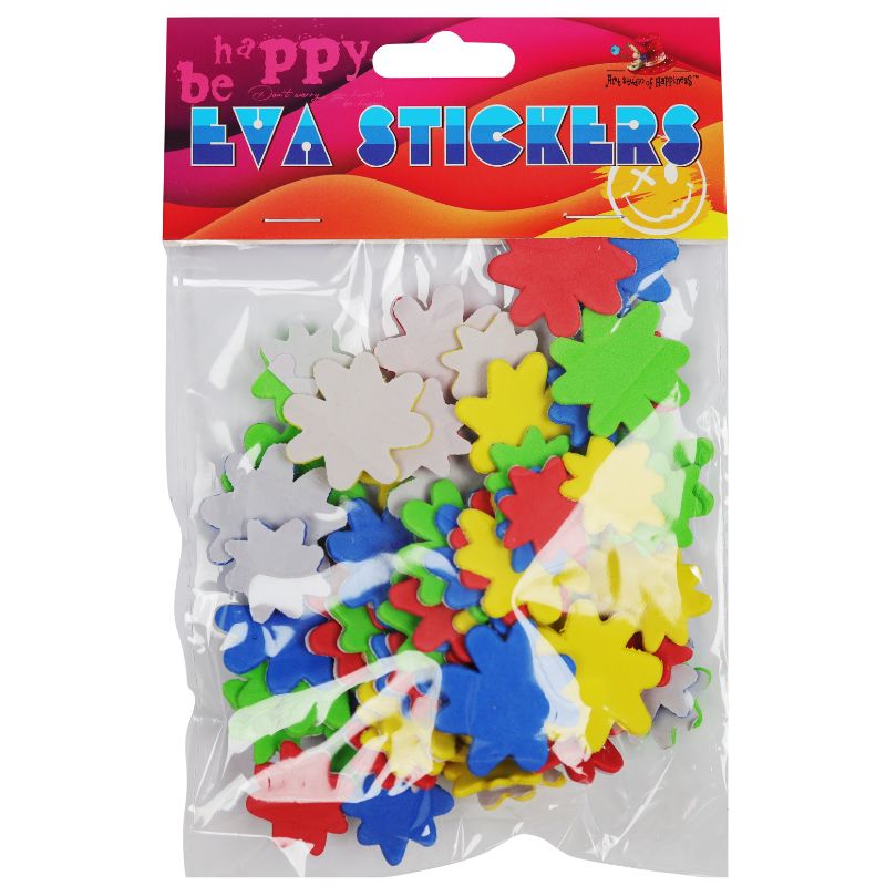Foamiran blank "ASH" /235016/ adhesive base 60 pcs. Flowers (1/300)
