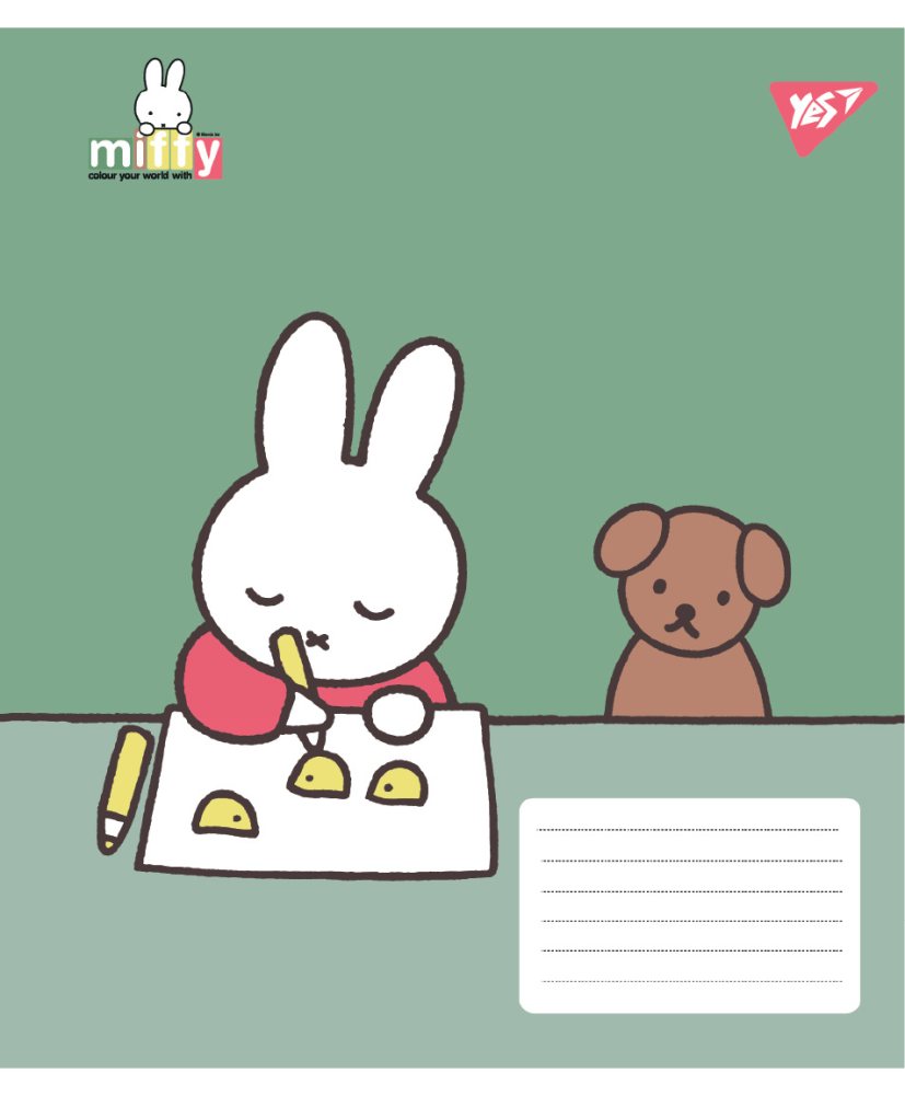 Зошит уч. "YES" 12арк.// /767626/ "Miffy Spring" (25/500)