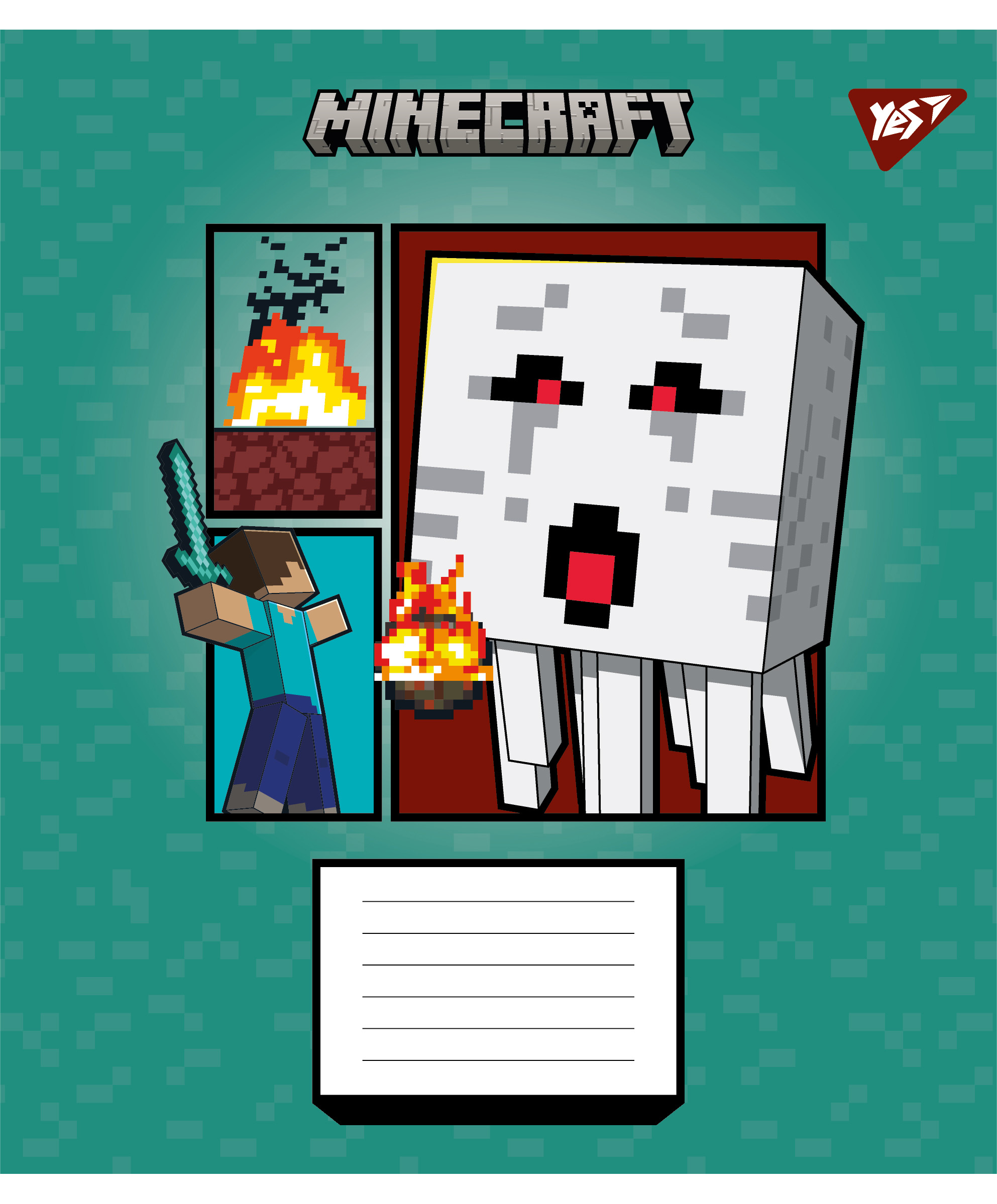 Зошит уч. "YES" 24арк.# /767575/ "Minecraft Arrows" (20/320)