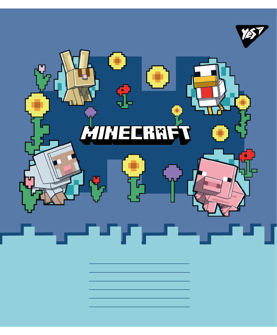 Зошит уч. "YES" 24арк.# /767595/ "Minecraft Spring" (20/320)