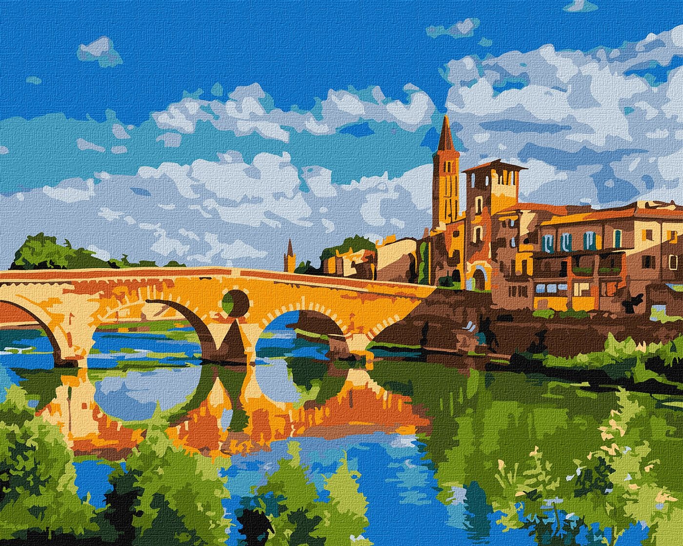 Painting by numbers "Ideyka" /KHO2181/ "Enthralling city" 40*50 cm