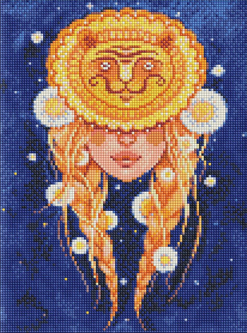 Diamond mosaic "Ideyka" /AMO7566/ "Lion" 30*40cm