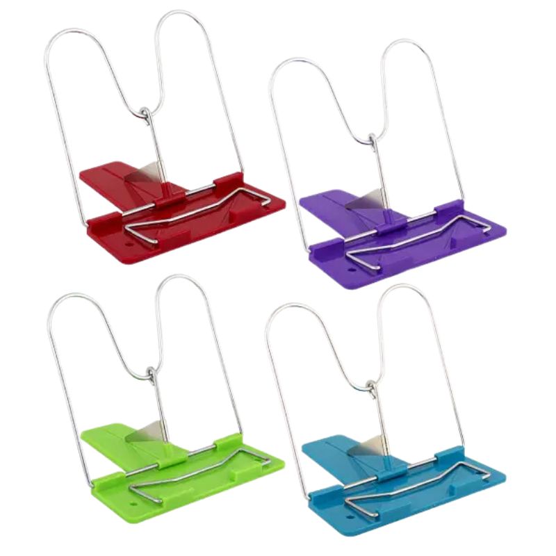Metal book stand "Peppy Pinto" /422-BL/ (1/12/120)