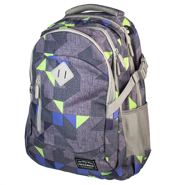 Рюкзак-орт. "JO/Joypack" /0051SE/ "Геометрія" 3 від., отв/ навуш., від/ноут 44*30*18см
