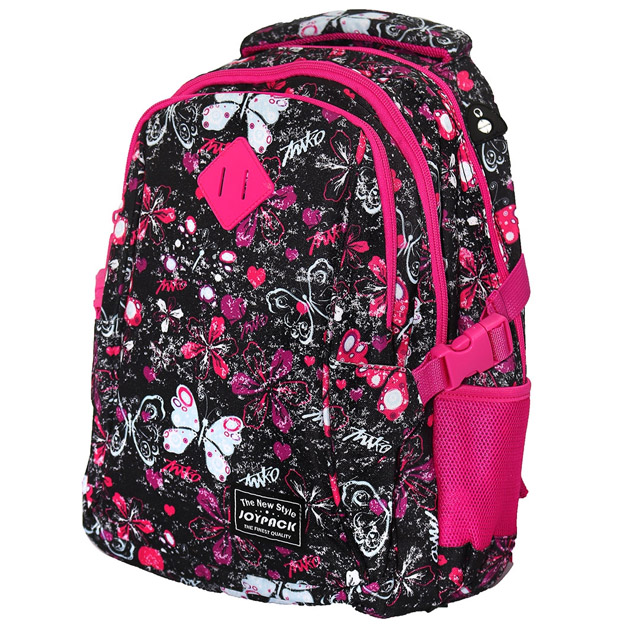 Рюкзак-орт. "JO/Joypack" /0072SE/ "Butterfly" 3 від., отв/ навуш., від/ноут 39*28*17см