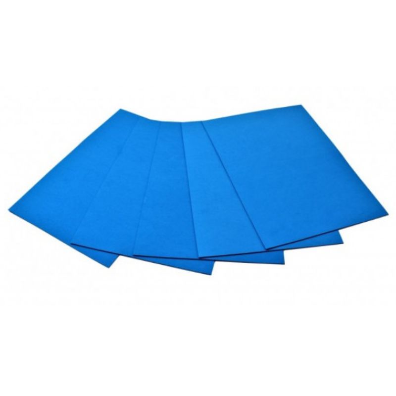 Flexica (foamiran) "Art studio of Happines" /EVA-1-019/ 1mm blue (5 sheets in a pack) (1/400)