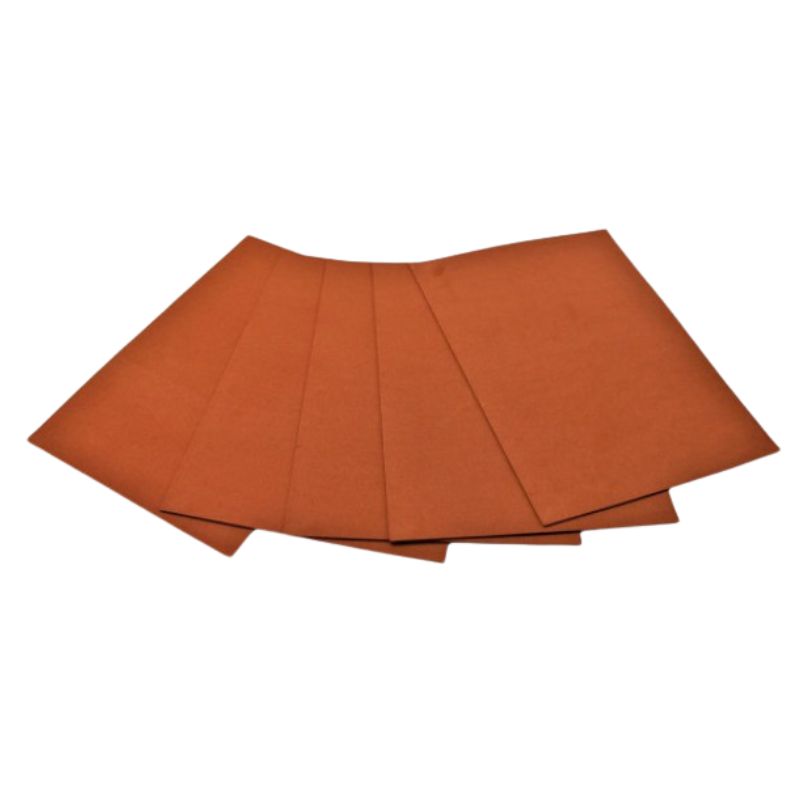 Flexica (foamiran) "Art studio of Happines" /EVA-1-023/ 1mm brown (5 sheets in a pack) (1/400)