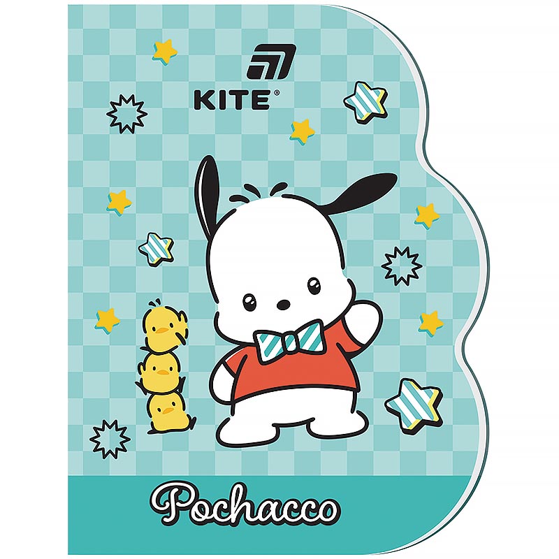 Notebook A6/60 sheets. "Kite" /PC26-223/ cutout, glue Pochacco (1/50)