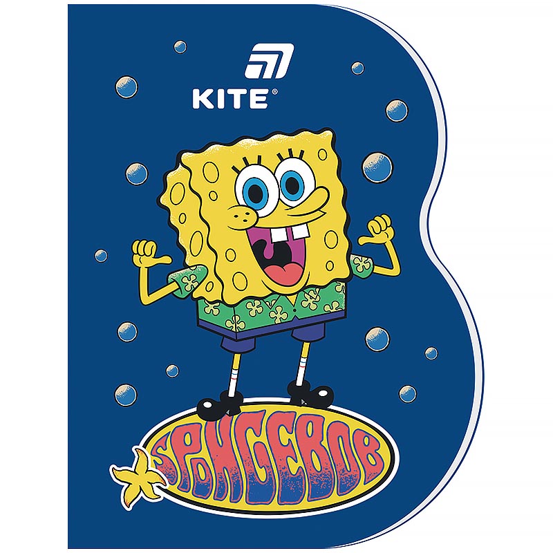Notebook A6/60 sheets. "Kite" /SB26-223/ die cut, glue SpongeBob SquarePants (1/50)